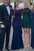 I wore this dress to a wedding in SC and it was perfect! I'm usually between a size S and M, glad I went with M here. I also avoid dresses I have to wear a strapless bra with because I always feel like I'll be tugging on it all night, but the way this dress is cut that wasn't a problem at all. Would highly recommend this!! - Linda M.