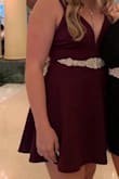 I added a gem stone belt, it was perfect for homecoming! - DEBORAH R.