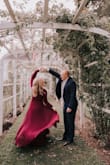 I loved this dress!! I had to google how to use a wrap dress but it was pretty simple. The shade of burgundy was perfect for our fall photo shoot. - Valerie S.