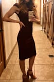 Color was gorgeous & fit perfectly! I don't really have hips so might've been too tight for someone who does. Got so many compliments on the quality of material. Might buy in another color! - Shelley M.
