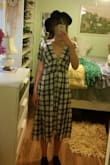 I love this dress! It's so cute! It would look great with a pairs of docs. It's very loose, but in a good way. The material is thin but not super cheap feeling. Highly recommend. - Lorelei J.
