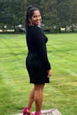 I love this dress so much. The fabric is so soft. It's so form fitting! You can dress it up or down! - Ginger