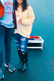 Perfect sweater that you can dress up with jewelry or make casual with my Hunter boots. I can't stop wearing it. It's my go-to sweater. It's also very soft and stretchy. I like that it covers my butt for when I am wearing leggings. - Sophia L.