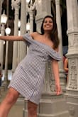 Love the dress but would order a size down. My sleeves kept sliding down so I wish it was a bit more snug - Sumedha D.