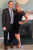 This dress is very pretty! Definitely form fitting. Runs true to size and shipping was fast. Overall very happy with this purchase. - Kristin D.