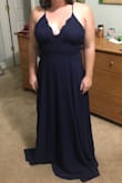 I usually wear a medium in other clothes, but I noticed lulus tends to run small on me so I ordered a large and it could not have fit more perfectly! As someone who is very short of course I will have to hem it, but that's not unexpected. The adjustable straps though mean that I don't have to make any alterations up top! Very comfortable dress and look forward to wearing it as a bridesmaid. - Ryland T.