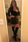 These boots are super sexy and very comfortable. They fall down a bit after walking but it's not very noticeable. - Amber H.