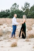 Love these shoes, but they run a little large. I'm normally a 7.5-8, I ordered a 7.5 and I definitely could use a 7. I was going to exchange them but I needed them for my engagement pictures and I didn't have time. Gorgeous shoes, but size down a half size. - Maelyn T.