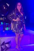 I truly love the look, designed and the glam to the dress. Once the dress came out of the package the sequins fell off and best believe I dance many of them off at the event. I did love and feel confident in the dress and look forward to wearing it again. - Monica S.