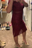 I ordered 2 dresses for an upcoming event. I choose the other but had to keep this one bc I love the fit, color and length. So beautiful for fall. - Erica K.