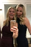 After sending back the Small for and extra small I could not have been happier ! Everyone loved this dress I got so many compliments and I felt amazing in it . First dress I have bought since having my son 1.5 years ago ! I love Lulus and have used them in the past and will continue to use them for future events ! Also pictured is me and my friend wearing the same dress in different colors I picked the burgundy one ! - Kristina B.