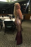 The dress was so pretty and perfect for my event. I ordered it one day and got it the next. I am short so I had to get it hemmed but it still looked great. Thanks for being so prompt on getting it to me so fast. - Judy W.