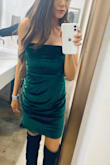 I absolutely loved this dress. The only thing is one if the plastic pieces inside the dress came out but I fixed it. Best Lulus find. - Sarah M.