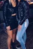 Love this jacket so cute for a night out, a little tight but don't need to size up. - Marissa