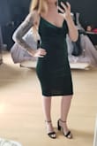 A bit loose but love the color and the fabric. Would have ordered the small but really wasn't sure when initially placing my order. Still looks great and i feel good. - Caitlin P.