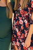 Super cute, nice heavy fabric with an inside layer. Purchased the blue with flowers and the fabric was beautiful. Didn't have time to exchange but would have sized down. (Ordered S, should have gotten XS) - Jessica M.