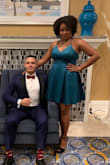 Awesome and comfortable dress! Wore it to a NYE party and it fit me perfectly. Such a beautiful color and I felt secure all night. Wasn't too short or too tight. - Jessica G.