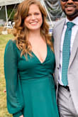I wore this dress as a guest to a fall wedding. I received tons of compliments and felt totally killer. I did have to have it hemmed and asked for a hook and eye to be placed in the bust (otherwise the girls were OUT to play) - Kerri F.