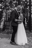 I wore this as my wedding dress to my "engagement party," and everyone loved it. It was beautiful and perfect in every way. - Laura A.