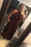 I was hesitant to get this dress as someone who is larger, but the material was stretchy so I had no problem getting it on! There were some parts of the dress that were not completely sewn together but I fixed it no problem and it could have easily been hidden with the straps. It is a worn tee-shirt-like material so it is sooo soft! Love it! - Piper D.