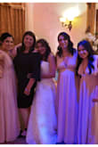 We got this dress for my cousin's wedding, and honestly we could not have been more satisfied with our purchase. The dress was a nice, thick material that looked so elegant. I was a little long for the other 2 bridesmaids but it was perfect for myself (I am 5'7"). The dress complimented each one of our bodies uniquely and it was simply perfect. Also, the color was beautiful and looked great against all of our skins. You would not regret this purchase! - Mary C.
