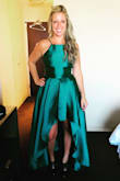 Wore it to a wedding in October, perfect jewel color. I got so many compliments! Can't wait to wear again! - Jessi P.