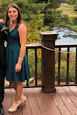 The color is not exactly what is pictured. I was hoping for a bright emerald green and got more of a bluish green. So that was a bummer. It was also way too long on me. I had 3 inches chopped off just to make it fall below the knee. Other than that it fit perfectly everywhere else. - Sierra W.