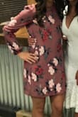 I wore this to my sister in law's wedding rehearsal! It is so flattering. A little tight in the bust so for you bustier girls I would say size up. Would definitely buy again. - Samantha L.
