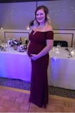 so happy with my dress purchase and thankful for lulus photo upload option on reviews so i knew other pregnant shoppers were able to rock this dress prior to buying! i felt so beautiful all night and literally was SO comfortable. i am still receiving compliments! - Amanda T.