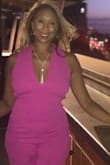 I ordered the M and the L and decided on the M because I preferred the fit.  I got so many complements
on this jumpsuit and I can't wait to wear it again. - Dorris P.
