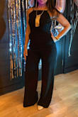 I attended a birthday party gathering and received many compliments on this jumpsuit. Some ladies asked where I got it because they now plan to order it. I felt comfortable while looking sexy and sophisticated. The jumpsuit is long but with heels, it was perfect for me. I'm tall (5'10") so most women will have to get it hemmed but it's worth it! - Sharon V.