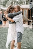 This was my dress for the dancing and party portion of my wedding. It was so much fun. Sexy yet classy. Photographs great too! - Kaitlynn S.