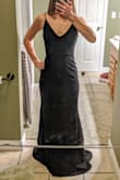 Bought this dress for a winter wedding in NYC and it worked great. Got tons of compliments! The dress is super comfortable and the fabric is heavy enough to keep you warm without being too much. I've got an athletic build (read: bigger shoulders and hips with a tiny chest), and this style was very flattering. Originally bought a medium because according to the size chart I'd need it to fit my hips, but it was WAY too big. The small fit my hips perfectly, and I got it altered to fit my waist and chest (standard for me). It was the perfect length for 2" heels. - Maria B.