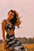 I wore this to a friends wedding and actually did a little photoshoot in it before the wedding (lol). It was such a beautiful outfit and I felt like a goddess with the super flowy skirt - Jane M.