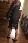 I ordered this dress for a graduation event. It's super classy, comfortable, and the quality is excellent! The fit is great for the most part, but a little snug in my upper back area when zipping. Aside from that I love this dress and and the way it fits! - Lindsay C.