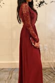 Beautiful dress, but too long for me. I had to get it gemmed 4 inches even though I was wearing 3 inch heels. - Prerna C.