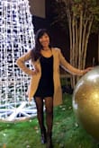 This coat is so beautiful just like in the pictures. You can style it with almost anything. I got many compliments on it the first time I wore it. I bought a small and it fits great. - Nayeli R.