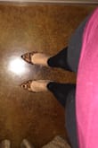 Super cute and super comfortable. I usually wear a 9 and bought a 9. They're slightly big but I wear socks with my flats anyway. Didn't need to break them in, either. Just slipped them on and went! Also bought them in grey and would buy them in other colors. - Alysia P.