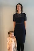I got it in Navy to coordinate with my husband who was in a wedding. I felt both classy and sexy all day/night. Perfect for a fall wedding in the Midwest! Great for Dancing! Perfect length. Great sleeves for fall/winter. It puckered ever so slightly in the front because I have hips but the dark color really hides it. I think it might have stretched during the course of the night, or maybe it was the wine? I might buy in different colors in the future if the need arises. - Erin S.