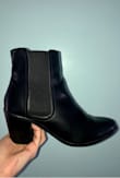 I absolutely loved these boots when I received them. They're really comfortable, even when I was wearing them 8+ hours a day. Having worn them pretty regularly for the last two months, they've held up OK... the paint is beginning to wear off on one of the heels and the "leather" scratches really easily. Regardless, I've received a lot of compliments on these and really do love them! Just wish they held up a bit better. - Brianna C.