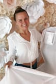 I love the fit of this. The material is lightweight and would be perfect for summer! I bought this for my bachelorette and honeymoon, cannot wait to wear it again! - Lacey L.