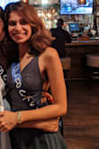 Absolutely love this dress! I wore it to a bachelorette party but great for any night out or even a semi-formal ocassion.
It's a bold forest green color and the material is thick and high quality. It's doubly lined.
It's backless with straps on the back. The straps look high quality enough that I wouldn't be worried about them tearing but they make it slightly difficult to get out of the dress. The cups are lined so I felt comfortable going braless!
The bottom flares out but since it's lined, there's less of a concern of a wardrobe malfunction. I've worn this out dancing and felt comfortable dancing in it too.
Sorry, the lighting in the picture dulls the green. - Monica H.