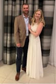 I wore this to my rehearsal dinner and couldn't help but think, Why did I spend three grand on a wedding dress when this gorgeous dress was such a steal?! It's beautiful and I felt amazing in it!! - Amanda G.