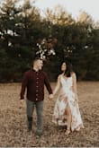 I love this dress! I wore it for my engagement pictures. I was looking for a long and flowy dress. I had a little trouble figuring out how the strings work to tie it but my friend was able to help me and once she showed me, it was fine! I would recommend this dress. - Apryl A.