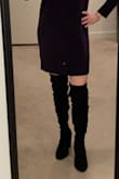 Got these because I've ALWAYS wanted a pair of OVER THE KNEE boots. I just feel like they are SOOO sexy in general and my new purchase did not fail!  Super cute and comfy!!! - Rebecca R.