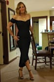My husband bought this as a gift. It fits like a glove! Body hugs in all the right places and it is super comfortable. I continue to get compliments on this, it's beautiful. - Matthew B.