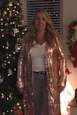 I wore this for my 50 birthday. But there are sequins everywhere. I had to trash it after one night. See the rubbing under arm pits. - Shannon L.
