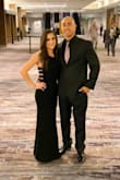 Such a cute dress! Got so many compliments! I wish I would've taken more pictures in it, LOL! Fits perfectly in terms of tightness. I got it hemmed to fit floor length with heels; I'm guessing about a foot was taken off. - Amanda B.