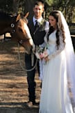This dress was perfect for my small outdoor wedding - Julia C.