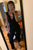 Love this jumpsuit! Was worried about sizing because I'm usually in between a medium and a small. For this piece, a small fit perfectly not too tight and not too loose! Very happy with my purchase. I am 5'8" 137 lbs. - Elena C.